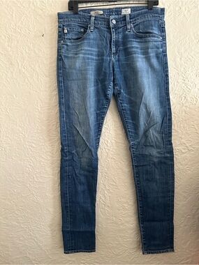 AG Adriano Goldschmied The Nikki Relaxed Skinny Jeans Medium Wash 29